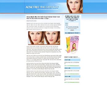Acne Landing Page Template small