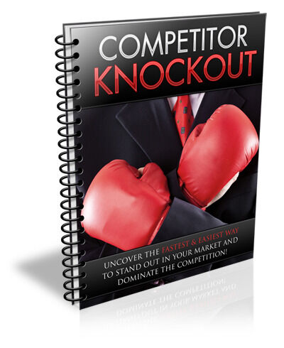 eCover representing Competitor Knockout eBooks & Reports with Private Label Rights