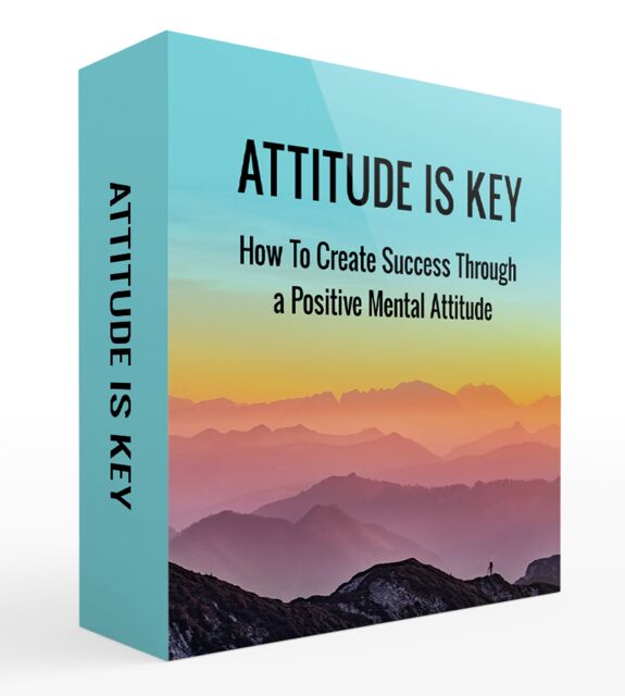 eCover representing Attitude Is Key Video Upgrade Videos, Tutorials & Courses with Master Resell Rights