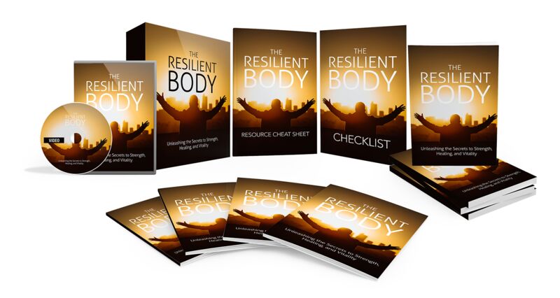 eCover representing The Resilient Body Video Upgrade Videos, Tutorials & Courses with Master Resell Rights