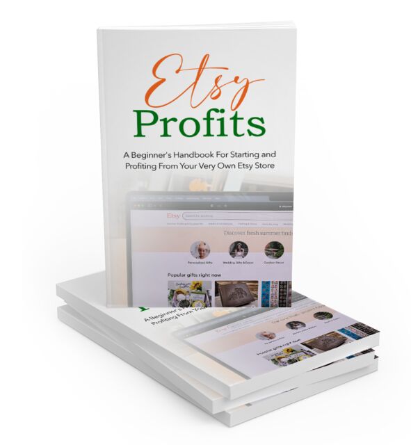 eCover representing Etsy Profits eBooks & Reports with Master Resell Rights