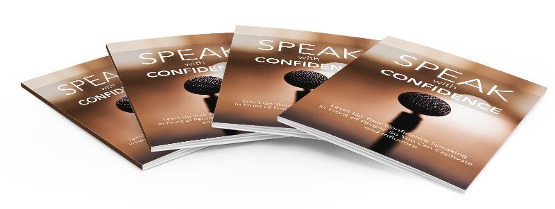 eCover representing Speak With Confidence eBooks & Reports with Master Resell Rights