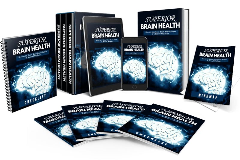 eCover representing Superior Brain Health Video Upgrade Videos, Tutorials & Courses with Master Resell Rights