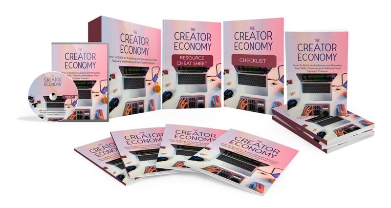 eCover representing The Creator Economy Video Upgrade eBooks & Reports with Master Resell Rights