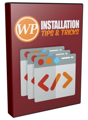 eCover representing WP Installation Tips & Tricks Videos, Tutorials & Courses with Master Resell Rights