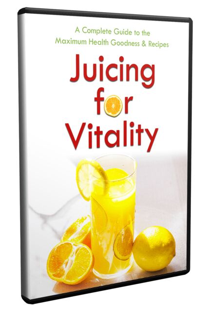 eCover representing Juicing For Vitality Video Upgrade Videos, Tutorials & Courses with Master Resell Rights