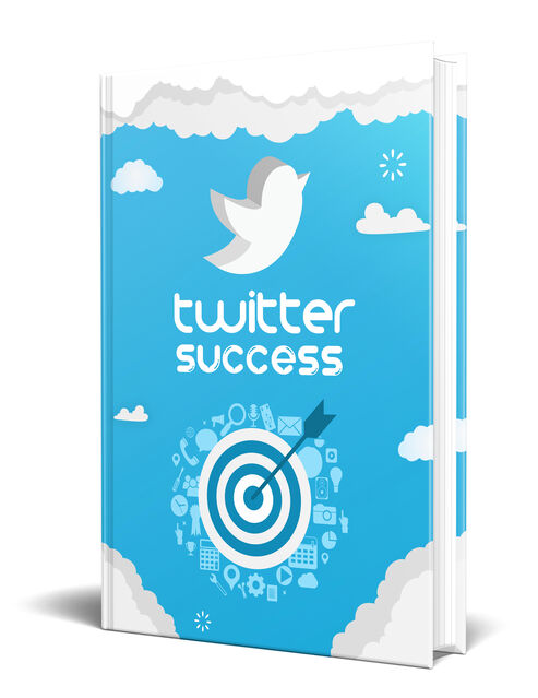 eCover representing Twitter Success eBooks & Reports with Private Label Rights