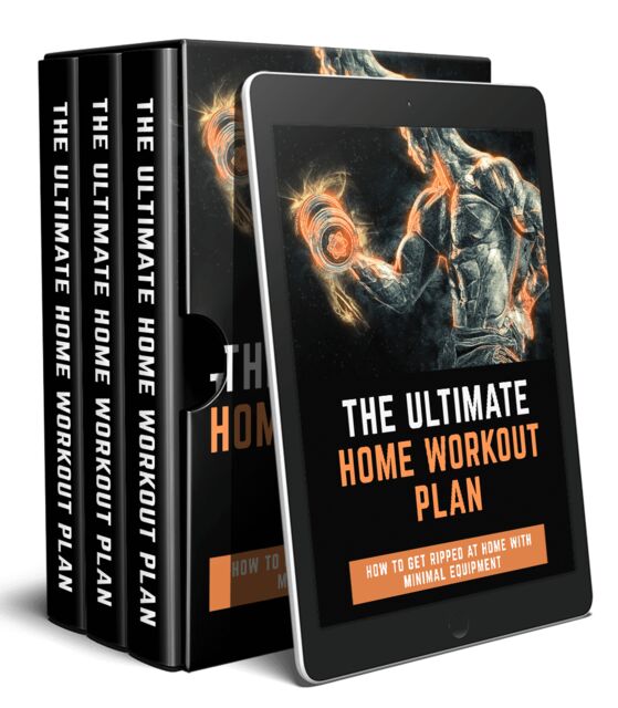 eCover representing The Ultimate Home Workout Plan Video Upgrade Videos, Tutorials & Courses with Master Resell Rights