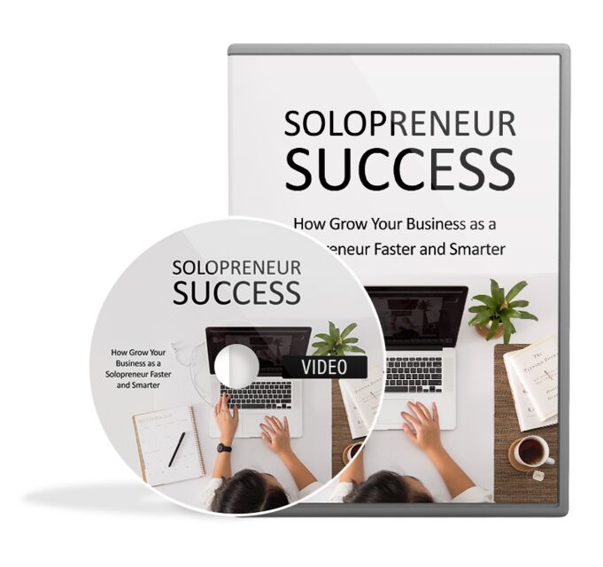 eCover representing Solopreneur Success Video Upgrade Videos, Tutorials & Courses with Master Resell Rights