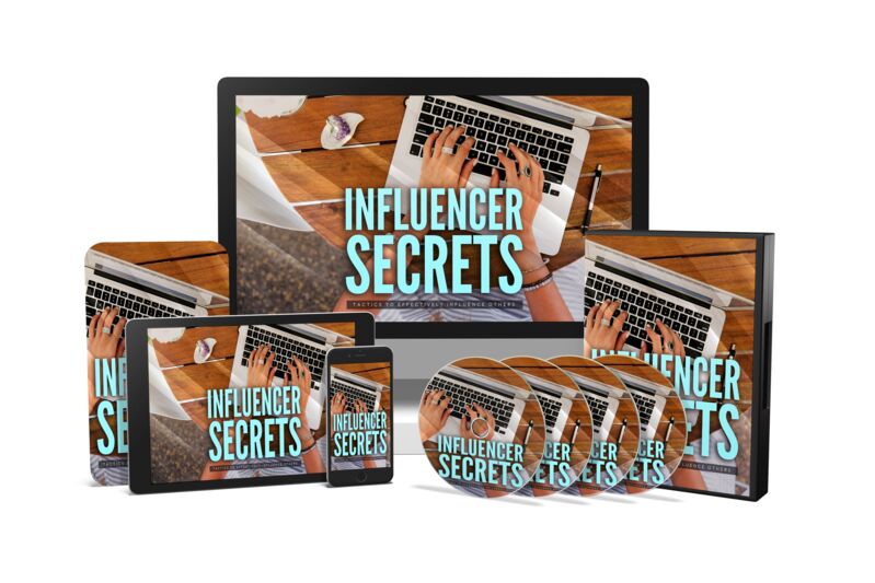 eCover representing Influencer Secrets Video Upgrade eBooks & Reports/Videos, Tutorials & Courses with Master Resell Rights