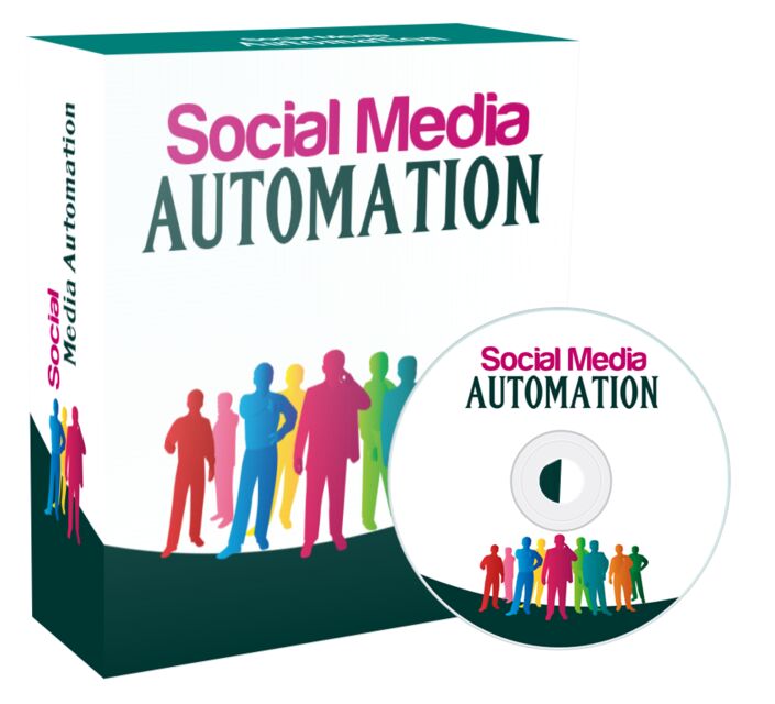 eCover representing Social Media Automation Videos, Tutorials & Courses with Private Label Rights