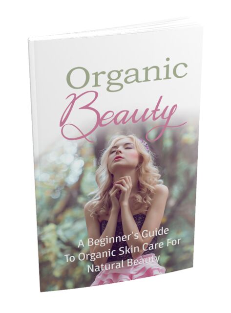 eCover representing Organic Beauty eBooks & Reports with Master Resell Rights