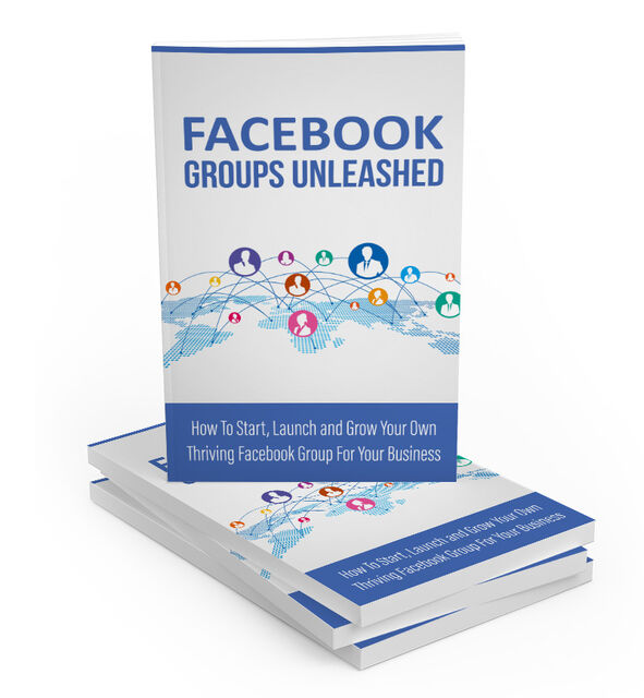 eCover representing Facebook Groups Unleashed eBooks & Reports with Master Resell Rights